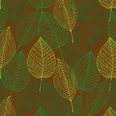 Transfer Sheets; Green Leaves - Bag of 30